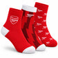 Arsenal FC 3pk Adults Fashion Socks 4-7