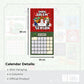 Minecraft Square Calendar 2027