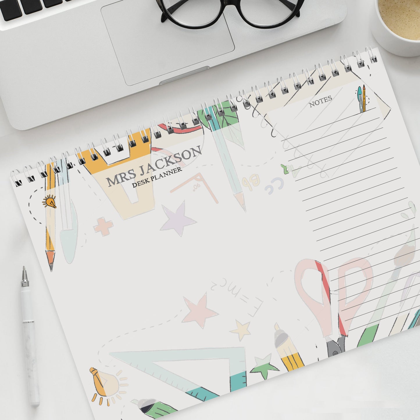 Teacher A4 Desk Planner