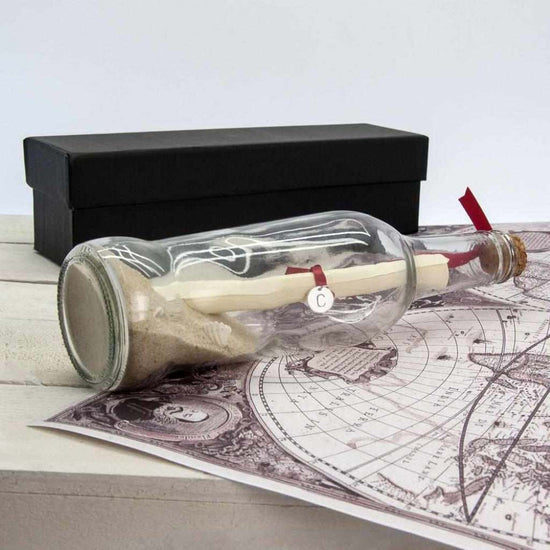 Message in a bottle personalised gift 