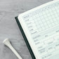 Personalised Luxury Leather Golf Notebook