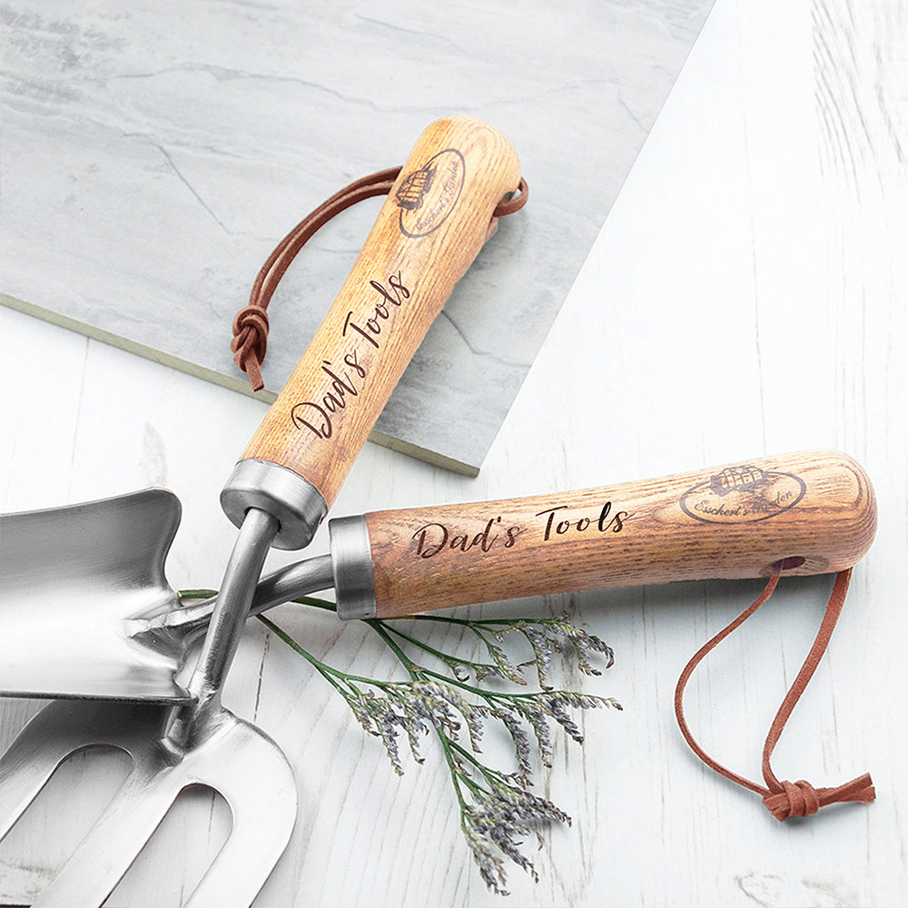 Personalised Luxe Trowel and Fork Set