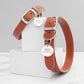 Personalised Classic Leather Dog Collar with Tag