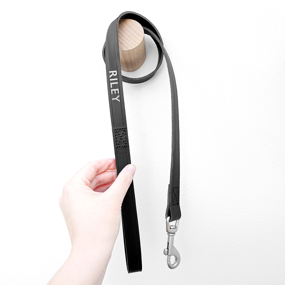 Personalised Classic Leather Dog Lead