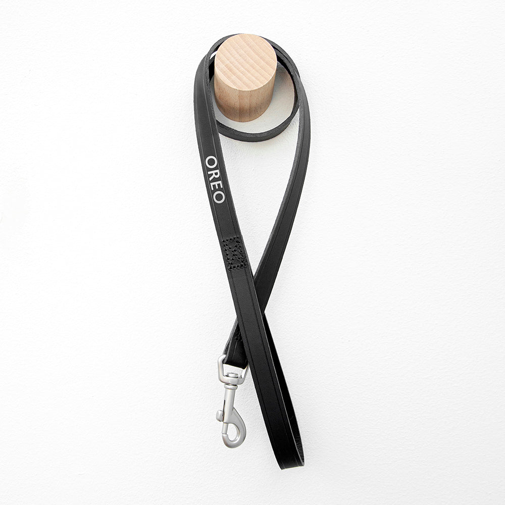 Personalised Classic Leather Dog Lead