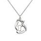 Personalised Baby Feet Plated Necklace