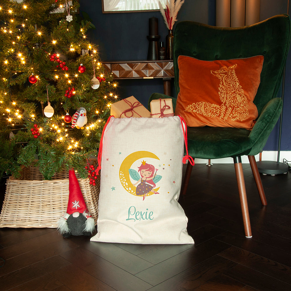 Personalised Fairy Christmas Sack