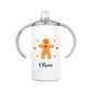 Personalised Gingerbread Kids Sippy Cup