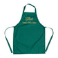 Personalised Santas Little Helper Childrens Green Waterproof Apron