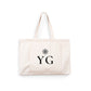 Monogrammed Organic Yoga Tote Bag