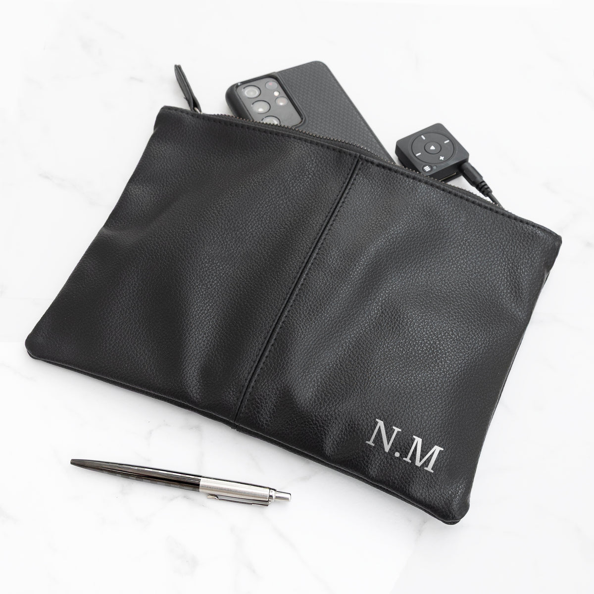Monogrammed Accessory Pouch