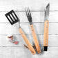 Personalised Dad is King Of The Grill BBQ Tools Set
