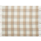 Personalised Chequered Mohair Feel Blanket