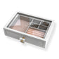 Personalised Diwali Glass Drawer Jewellery Box