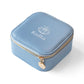Personalised Diwali Lotus Blue Floral Jewellery Case