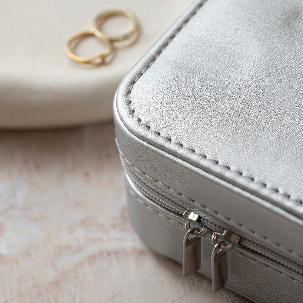 Personalised Diwali Lotus Travel Jewellery Case