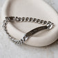 Personalised Men's Urban Chain ID Bracelet with Lobster Clasp