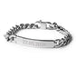 Personalised Men's Urban Chain ID Bracelet with Lobster Clasp
