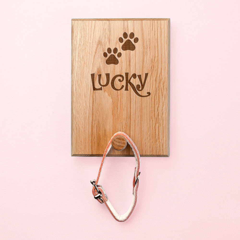 Personalised Paw Print Peg Hook