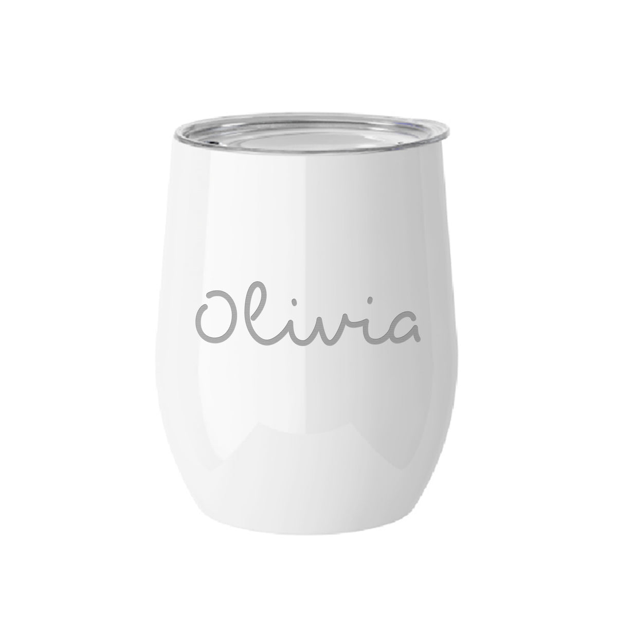 Personalised Summer Style Gloss Wine Tumbler