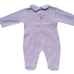 Pink Hearts Smocked Babygrow