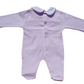 Pink collared babygrow