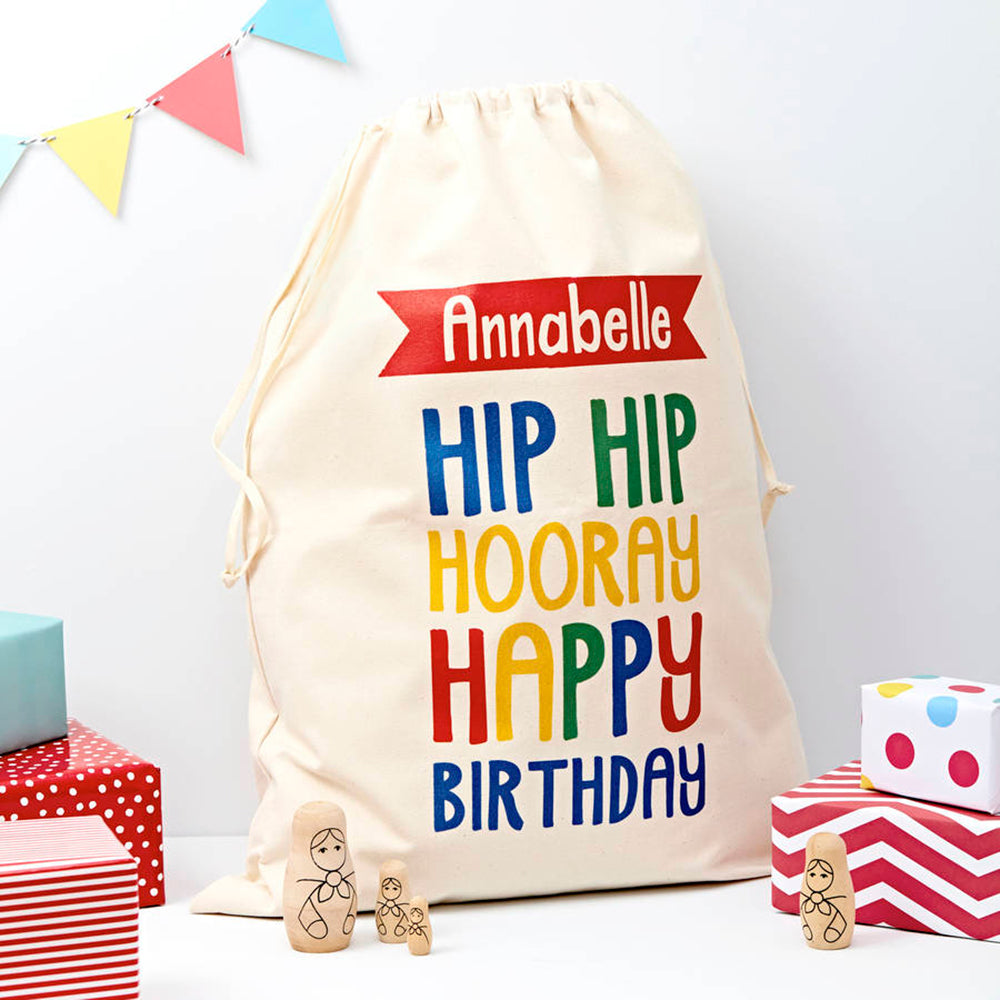 Personalised Child’s Birthday Present Sack