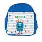 Personalised Boy's Little Monster Rucksack