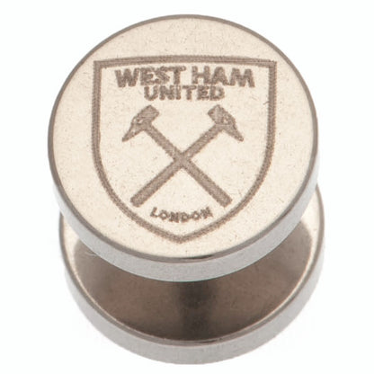 West Ham United FC Stainless Steel Stud Earring