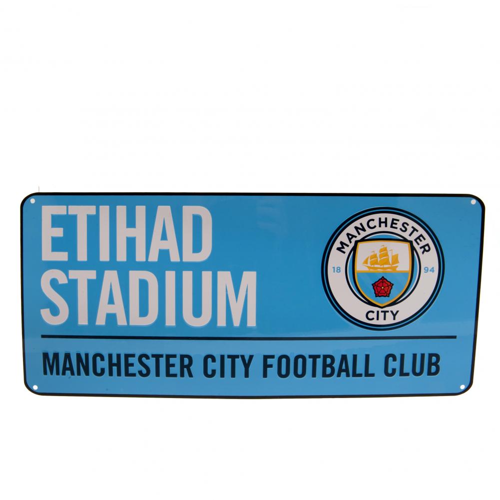 Manchester City FC Street Sign BL