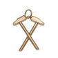 West Ham United FC 9ct Gold Pendant Hammers