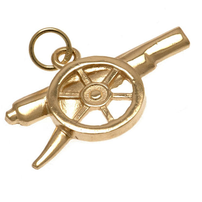 Arsenal FC 9ct Gold Pendant Cannon