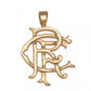 Rangers FC 9ct Gold Pendant Heavy Medium