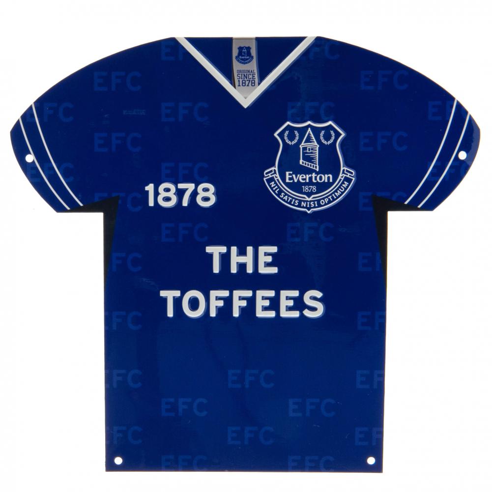 Everton FC Metal Shirt Sign