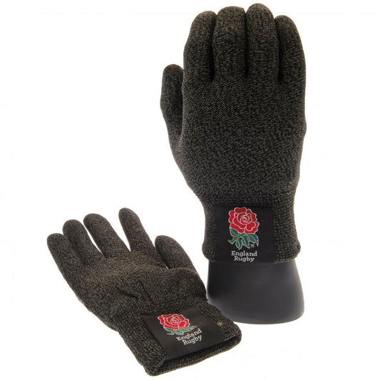 England RFU Luxury Touchscreen Gloves Youths