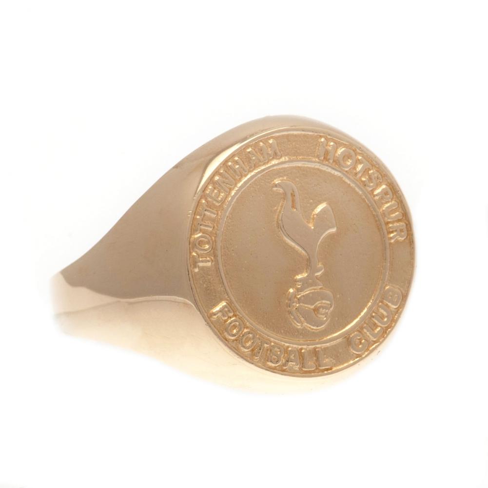 Tottenham Hotspur FC 9ct Gold Crest Ring Large