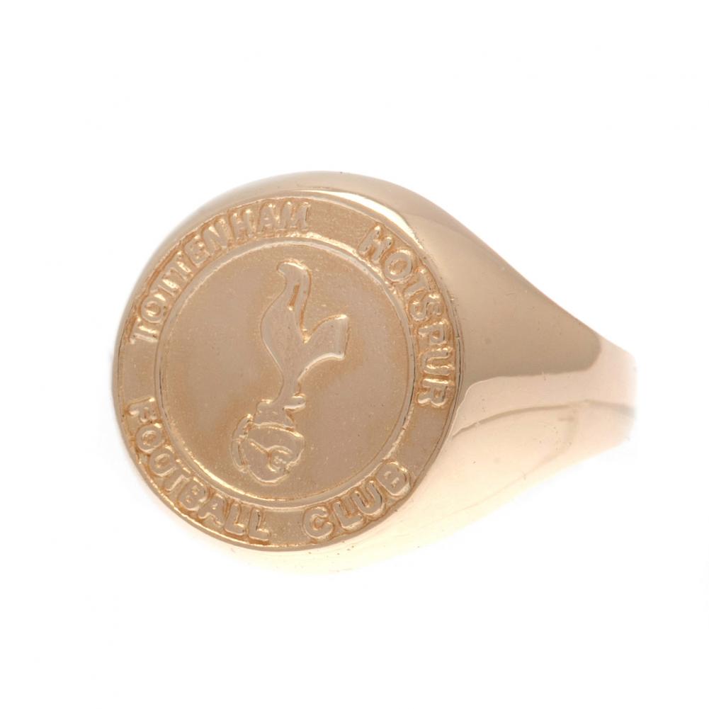 Tottenham Hotspur FC 9ct Gold Crest Ring Large