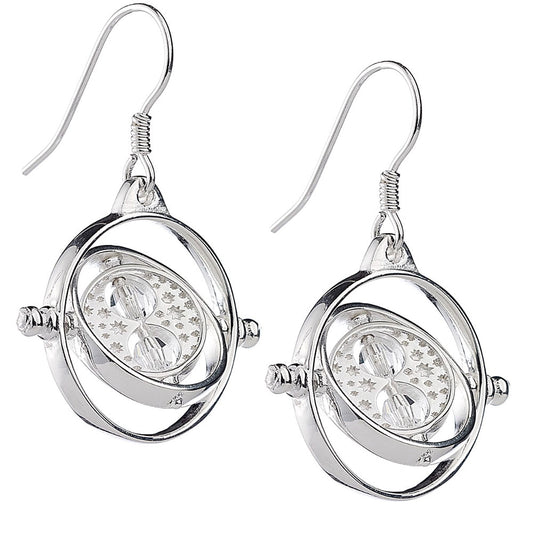 Harry Potter Sterling Silver Crystal Earrings Time Turner