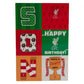Liverpool FC Birthday Card Son