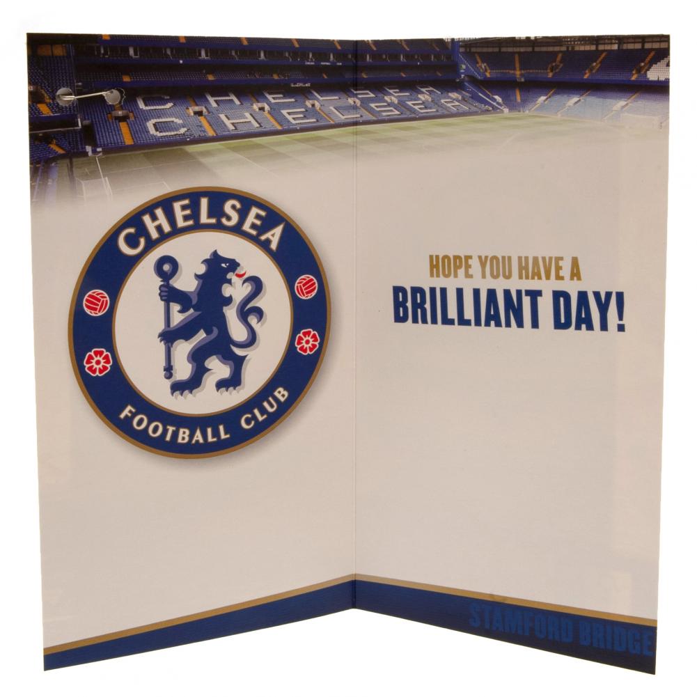 Chelsea FC Birthday Card Brother