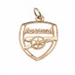 Arsenal FC 9ct Gold Pendant Crest