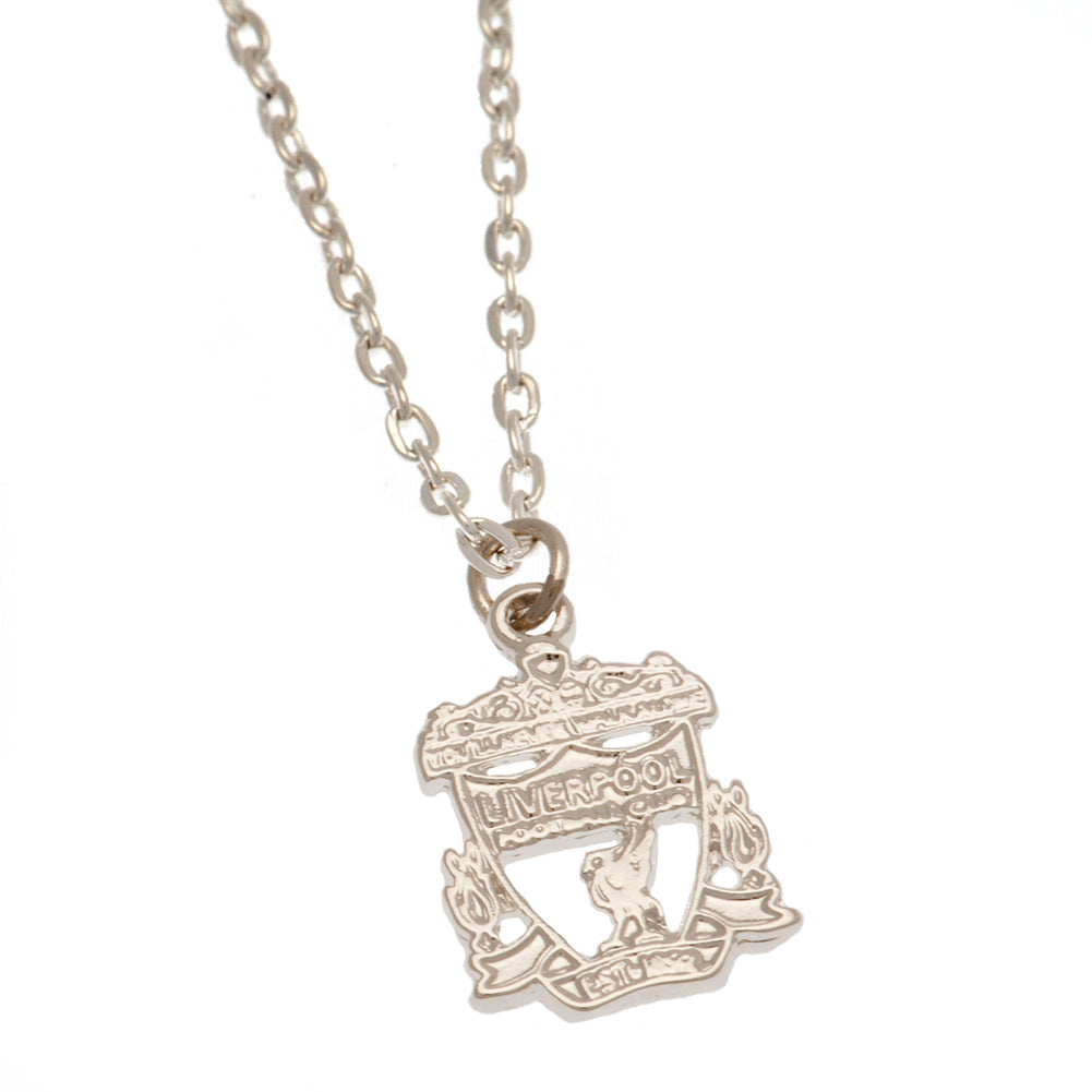Liverpool FC Silver Plated Pendant Chain CR Sweetlea Gifts Ltd