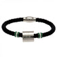 Celtic FC Colour Ring Leather Bracelet