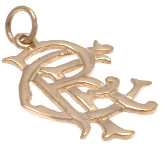 Rangers FC 9ct Gold Pendant Large