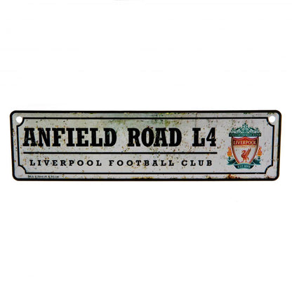 Liverpool FC Window Sign Retro
