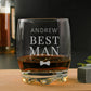 Best Man personalised whisky tumbler