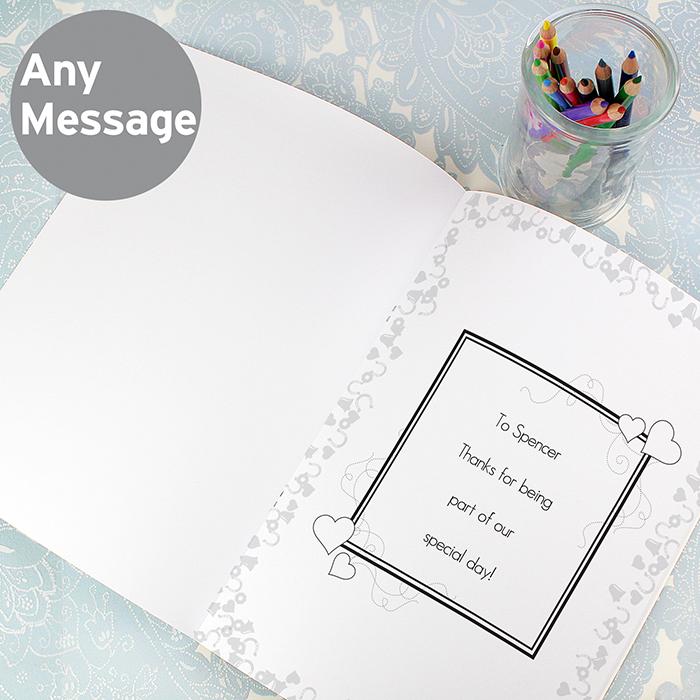 Boys Wedding Activity Book Personalised-Personalised Gift By Sweetlea Gifts