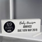 Chalk Countdown block Personalised with any Event-Personalised Gift By Sweetlea Gifts