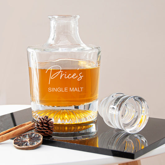 Elegance Signature Personalised round decanter