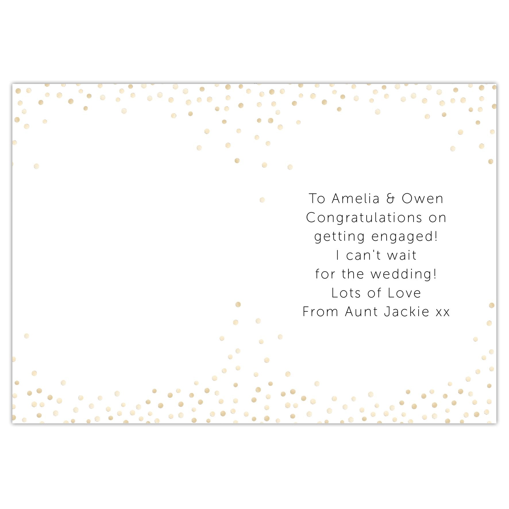 Engagement Card-Personalised Gift By Sweetlea Gifts